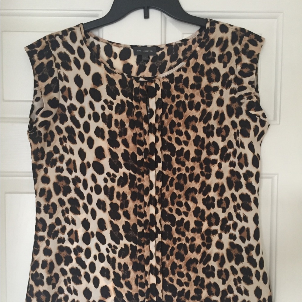 NWT The Limited Pleated Keyhole Blouse